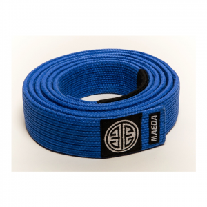 Maeda Brand Gi Material BJJ Belts - BLUE