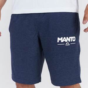 MANTO cotton shorts COMBO LIGHT denim blue