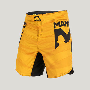 MANTO fight shorts DUAL yellow