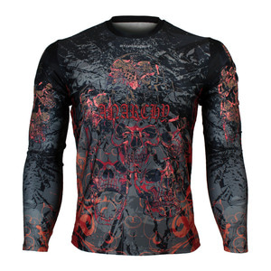 ANARCHY [FR-148] Full graphic Loose-fit Long sleeve Crew neck shirt